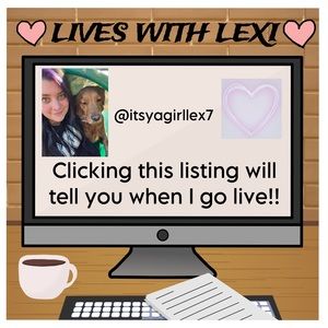 LIKE THIS LISTING TO KNOW WHEN I GO LIVE